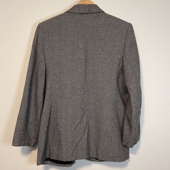 Vintage Requirements Polka Dot Textured Blazer Size 16 - Picture 5 of 6